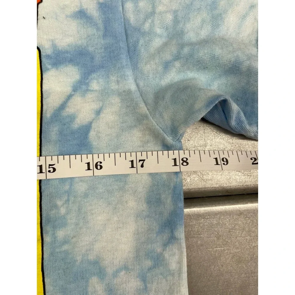 Steven Rhodes Coping Mechanism TShirt Size Small‎ Blue Tie Dye Fetal Position